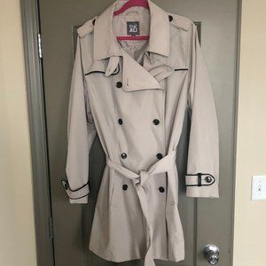 Roz & Ali Stylish Trenchcoat Size 3X